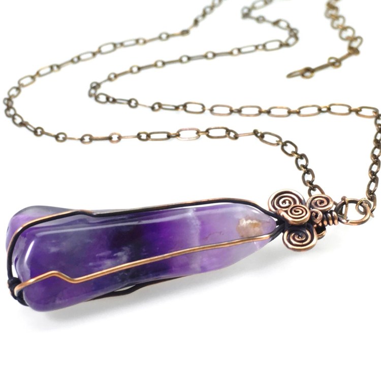 Amethyst Crystal Pendant
