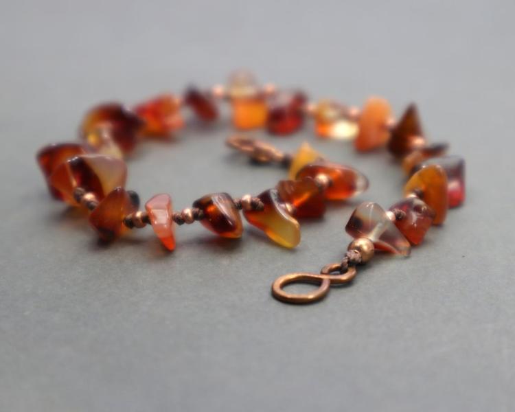 Carnelian Nugget Bracelet