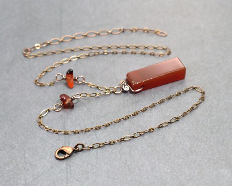 Simple Carnelian Necklace