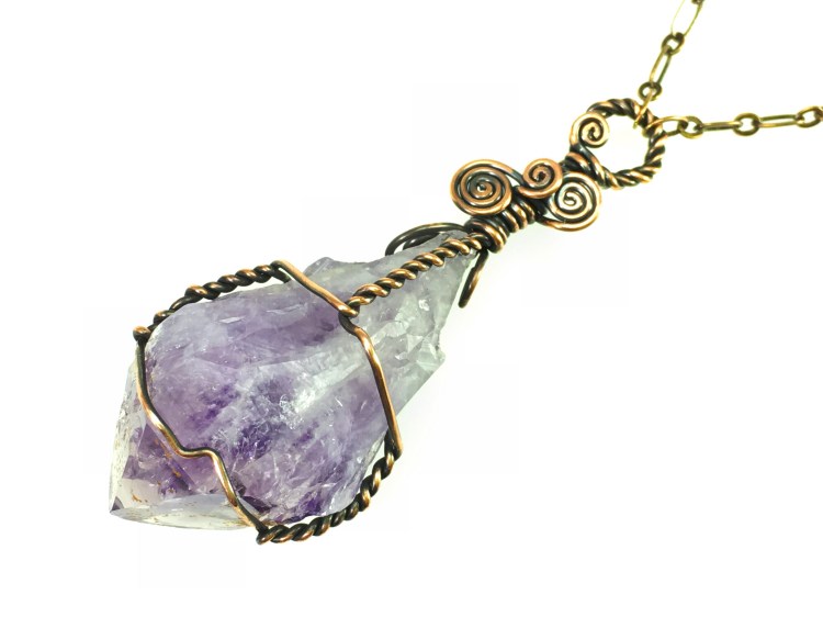 Uruguayan Amethyst Crystal Pendant