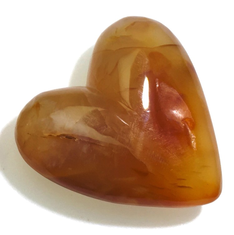 The Heart I Carved from a Carnelian I Found in Southwest Washington State