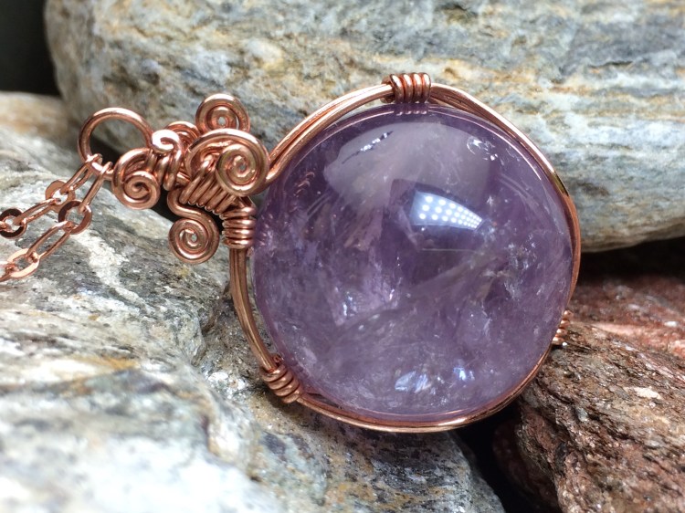 Amethyst Sphere Pendant