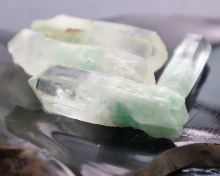 Fuschite Phantom Quartz Crystals